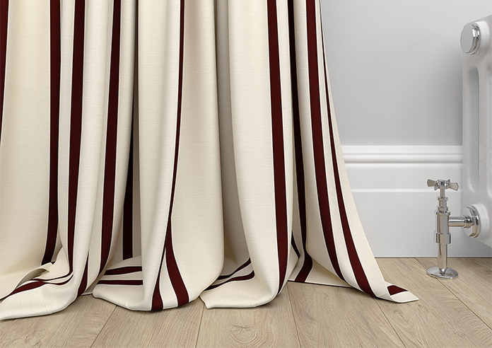 Winnies Stripe, Russet - Made to Measure Curtains - Image 6